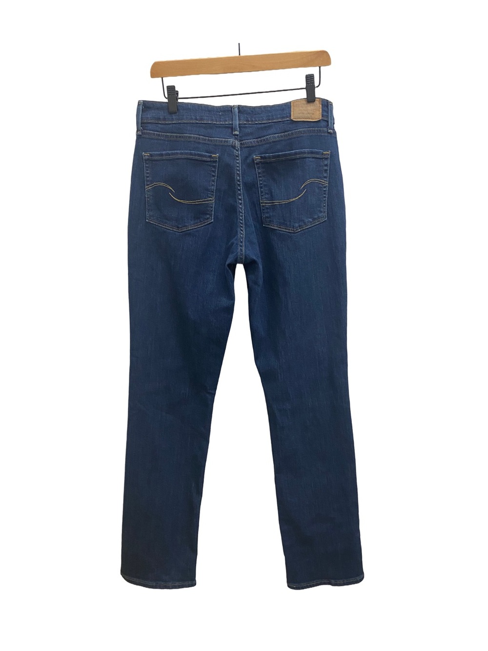 Levi Strauss Signature | Mid-Rise Straight Dark Blue Jeans - Picture 3 of 8